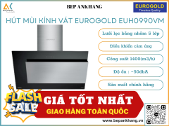Máy hút mùi kính vát, mặt kính đen Eurogolg EUH0990VM